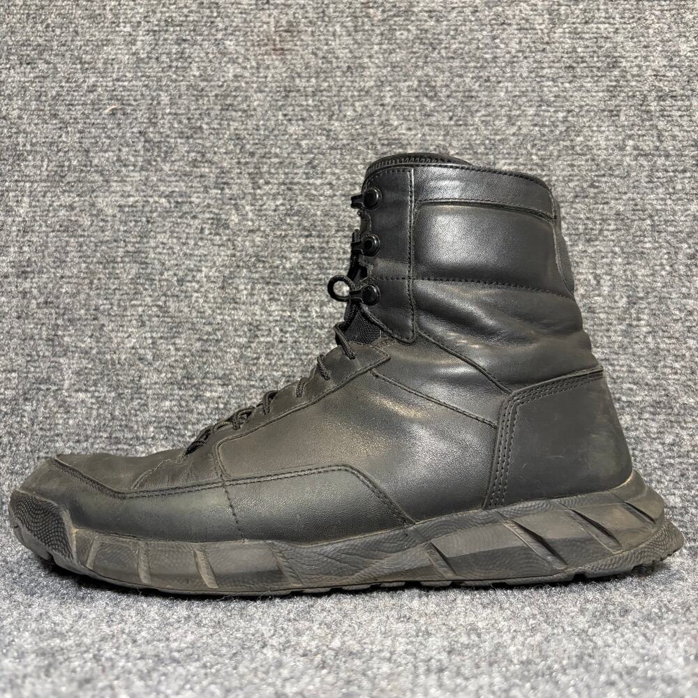 Oakley SI Light Patrol Black Leather Tactical Military Combat Boots Mens Size 12